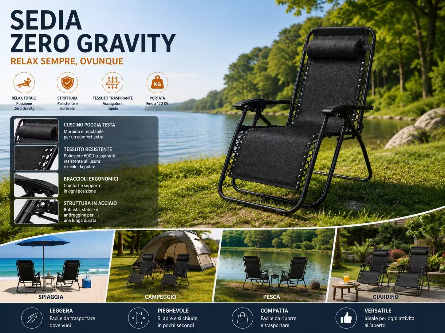 Sedia Zero Gravity